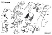 Bosch 3 600 H81 A70 ROTAK 34 Lawnmower Spare Parts